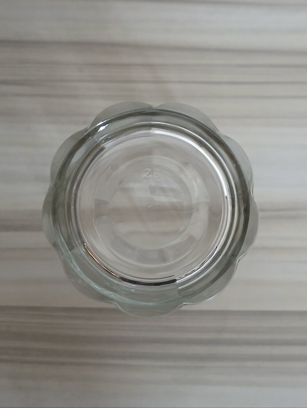 Vintage Clear Glass Juice Glasses Cups Set of 4 - Picture 14 of 15